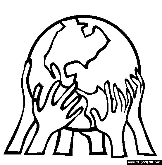 Earth Coloring Pages | Earth Day ...