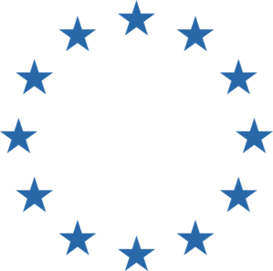 Blue Circle Stars Clip Art - vector clip art online ...