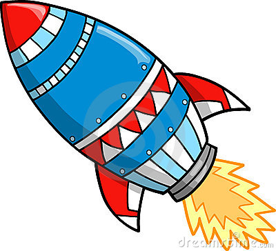 Space rocket clip art