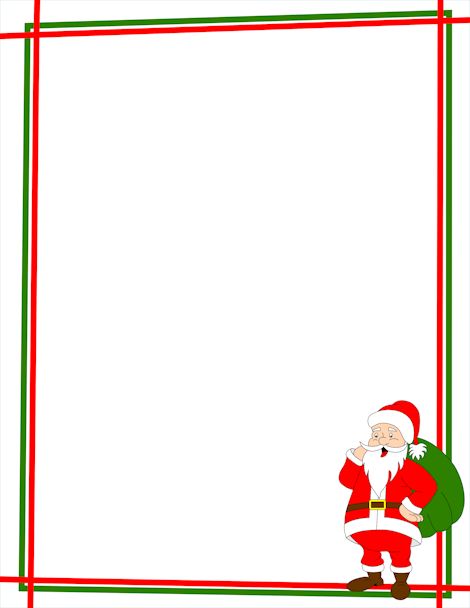 Christmas clipart page borders