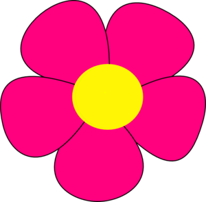 Simple Flower Clip Art - vector clip art online ...