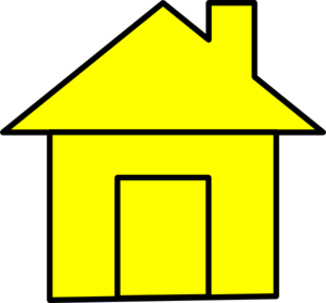 Yellow House Clipart
