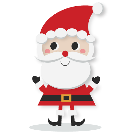 Secret santa cute clipart