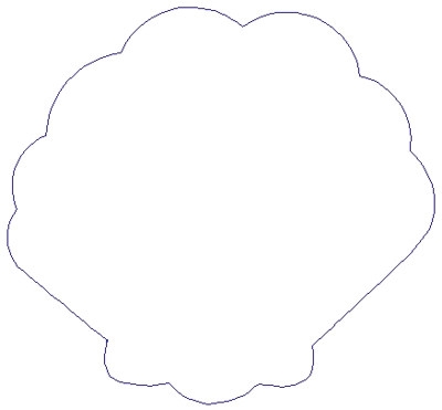 Seashell Outline Clipart
