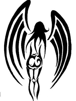 Tribal Bat Tattoo Design Art - Photos, Pictures and Sketches ...