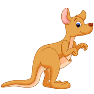 Clipart baby kangaroo