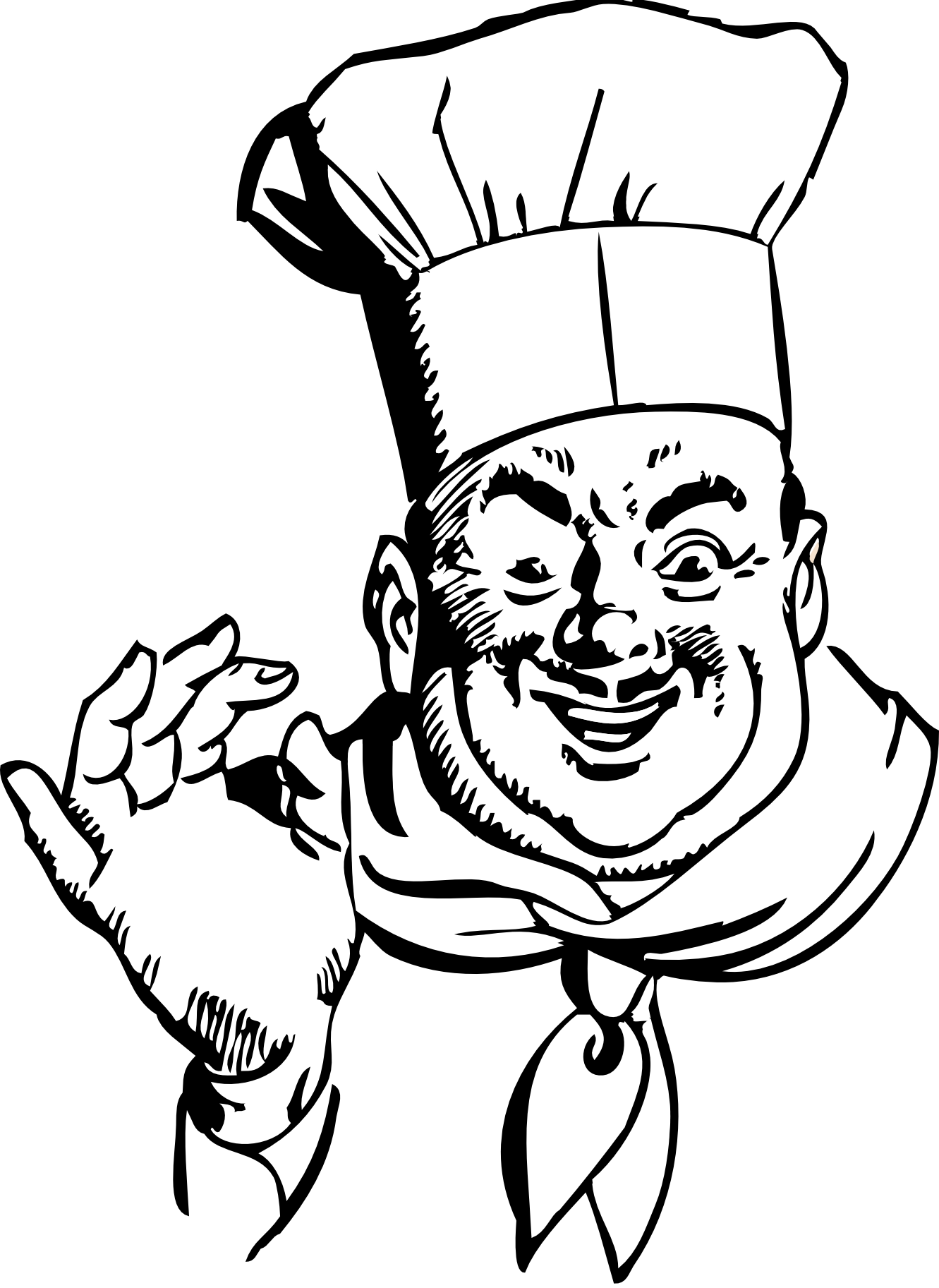 Chef Clipart Black And White - Free Clipart Images