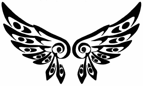 Tribal Wings - ClipArt Best
