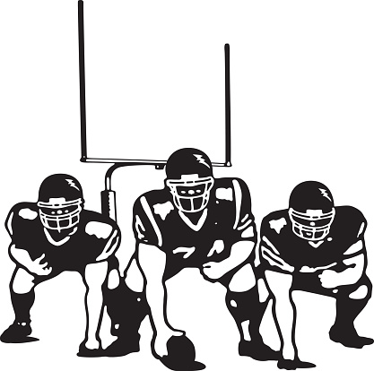 Offensive lineman clipart