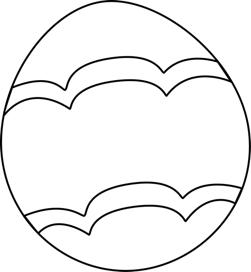 Egg Outline Clipart