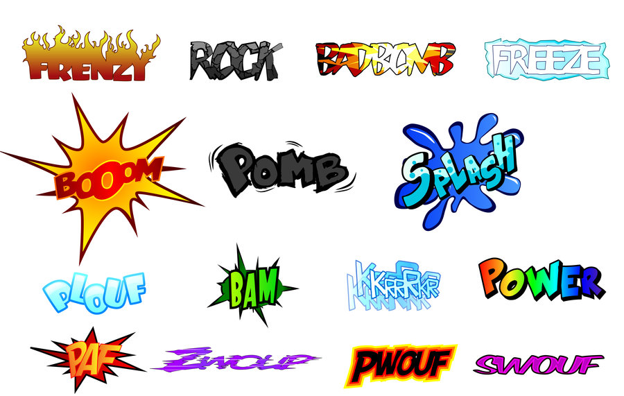 Onomatopoeia Clipart