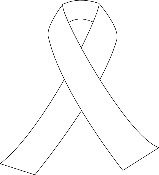 White Ribbon clip art - vector clip art online, royalty free ...