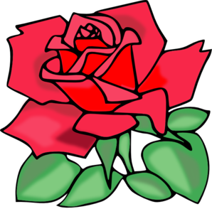 Red Rose clip art - vector clip art online, royalty free & public ...