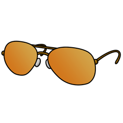 How to Draw Cartoon Sunglasses