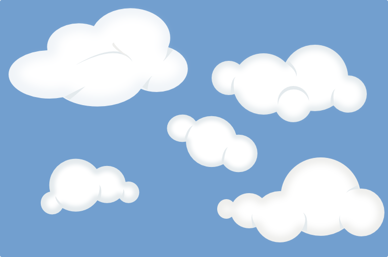 Set of soft clouds.png