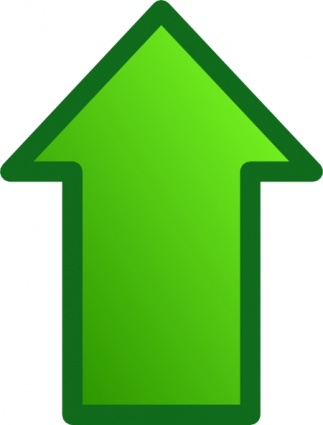 Green Arrows Set Up clip art vector, free vector images