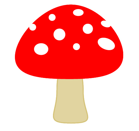toadstool clip art , 7cm | Flickr - Photo Sharing!