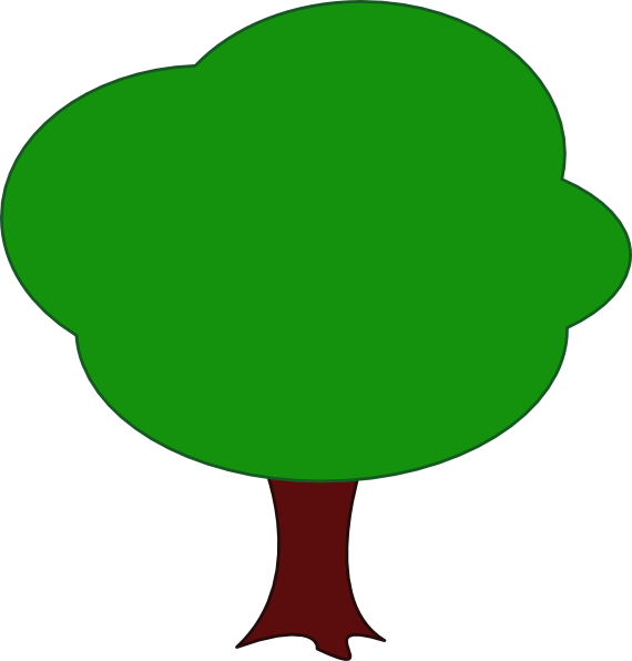 Cartoon Tree Clip Art Vector Online Royalty Free