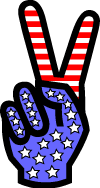 USA and Canada Patriotic Clip Art