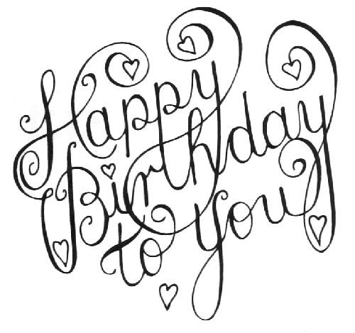 Happy Birthday Drawing | Free Download Clip Art | Free Clip Art ...