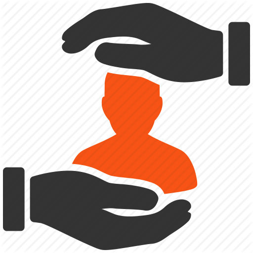 Hands, insurance, protection, safe, safety, shield, support icon ...