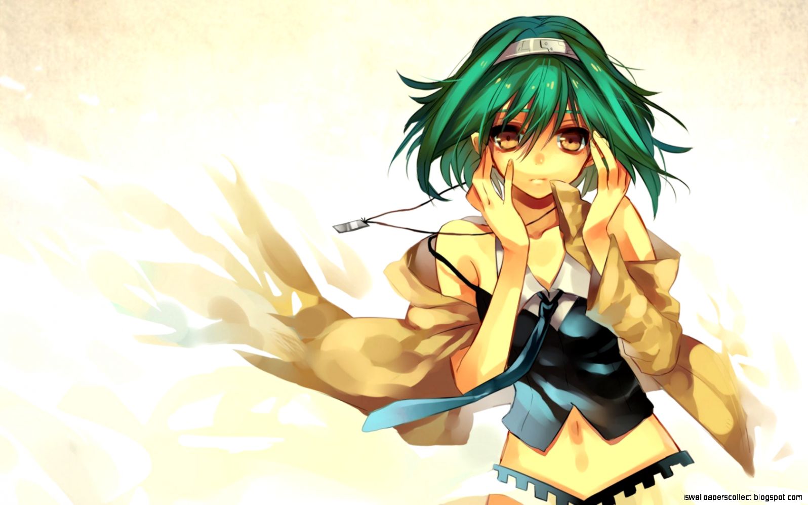 A Girl With Green Hair Wallpapers And Images Download Wallpapers ...