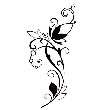 Tatoo Bunga Clipart - Free to use Clip Art Resource