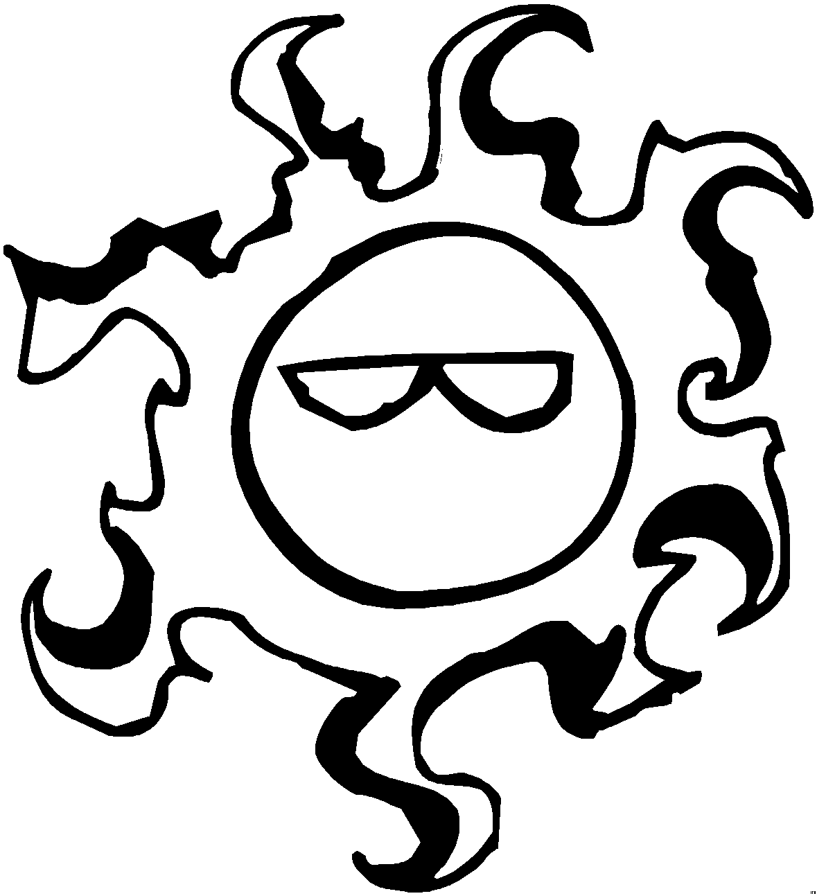 Coloring Page - Sun coloring pages 12