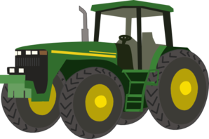 John Deere Green Tractor Clipart - Free Clipart Images