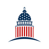 Vector Capitol building icon" Stock image and royalty-free vector ...