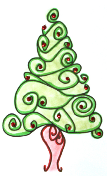 Free Christmas Digital Stamps