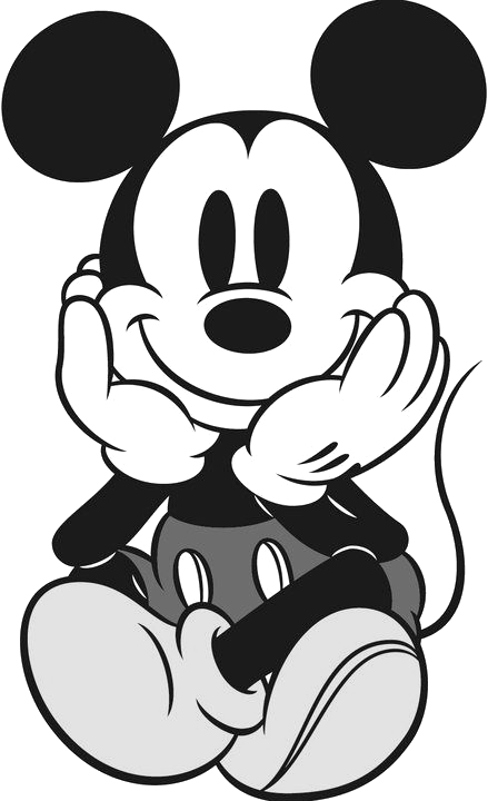 Mickey Mouse Black And White