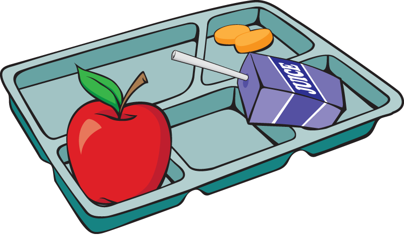 Cafeteria tray clipart