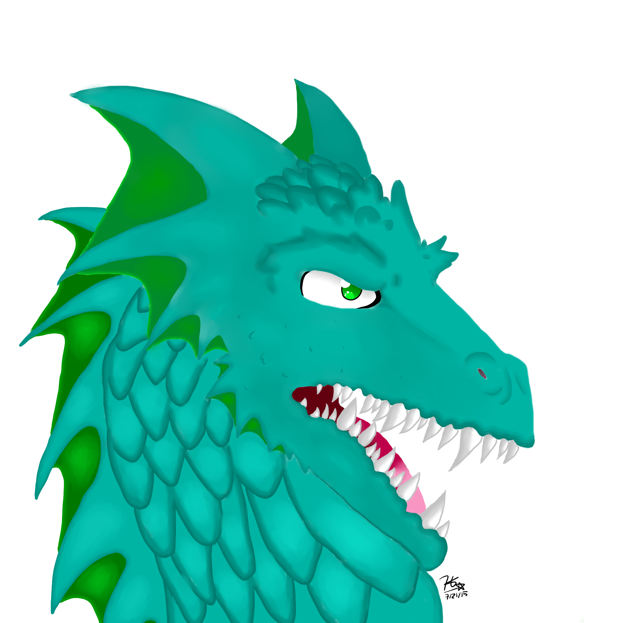 Semi-Realistic Dragon | TheSwedishArtist | Foundmyself