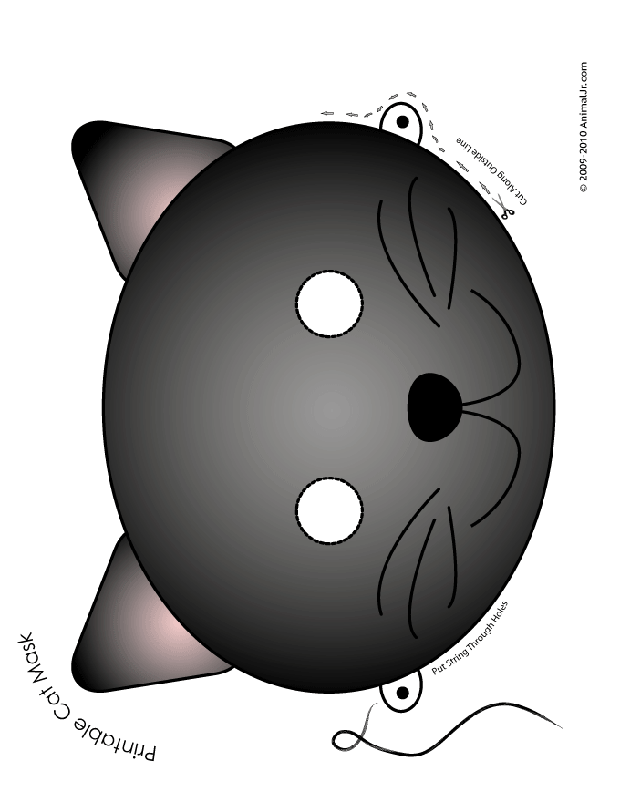 Cute Printable Halloween Animal Paper Masks - Woo! Jr. Kids Activities