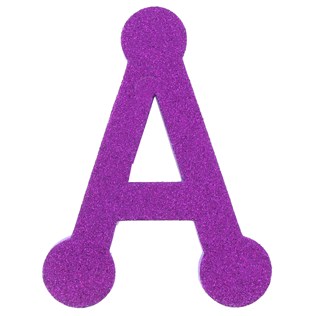 5" EVA Foam Glitter Letter - A | Shop Hobby Lobby