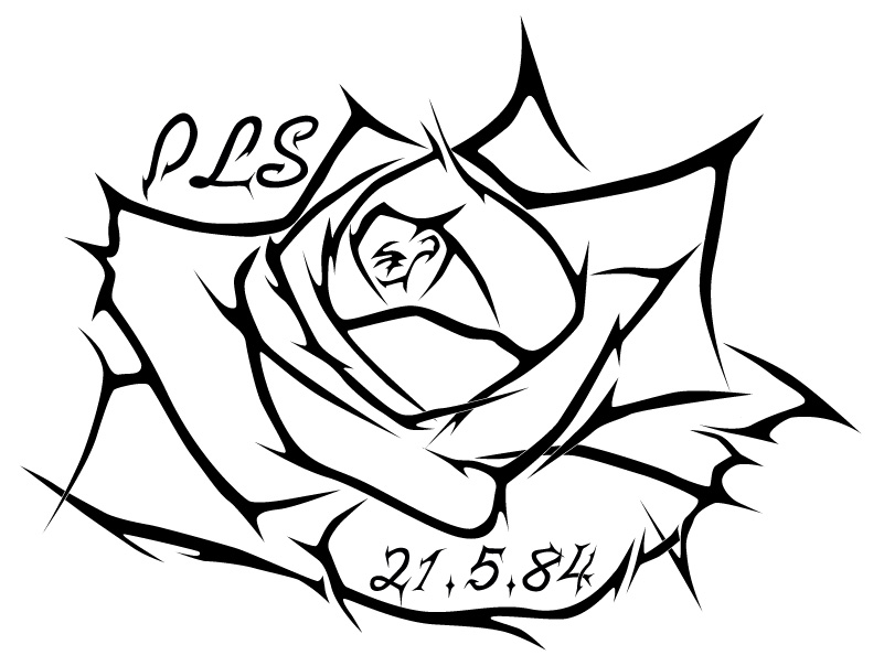 Tribal Rose for gollje
