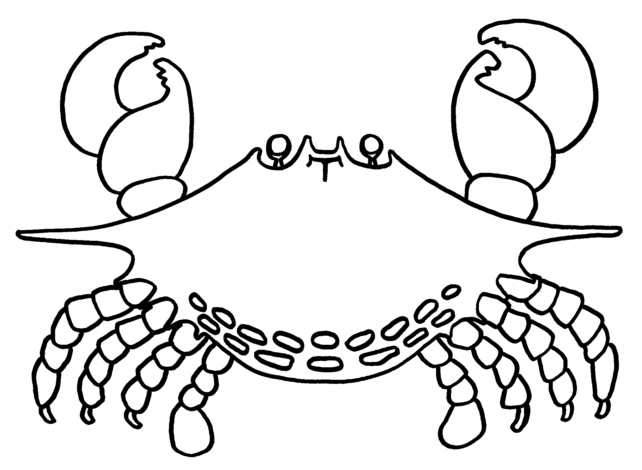 Coloring Page - Crab
