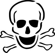 Skull Stencil: Tattoos & Body Art