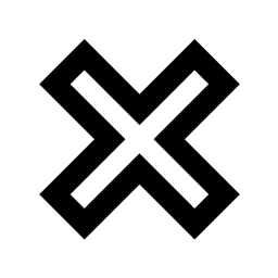 Black x mark 2 icon - Free black x mark icons