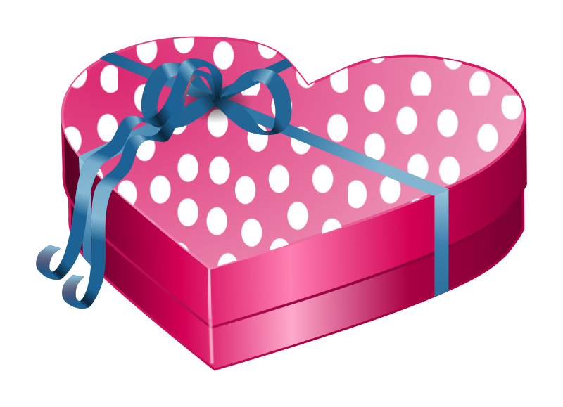 Clipart - Valentines Day - Gift Box