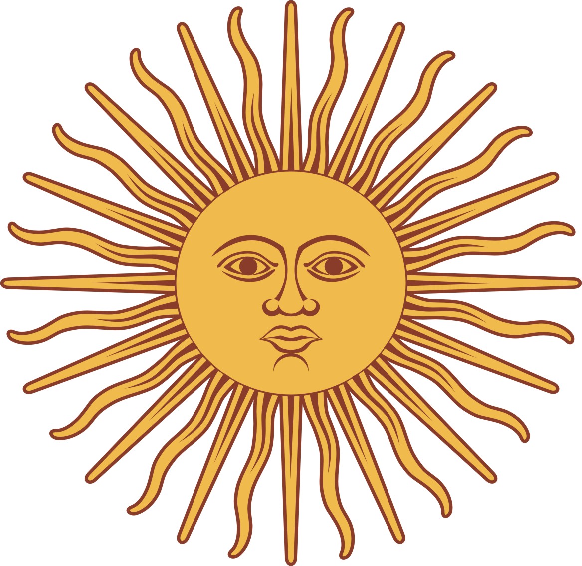 Argentina Flag Sun