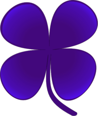 flower green simple - vector Clip Art