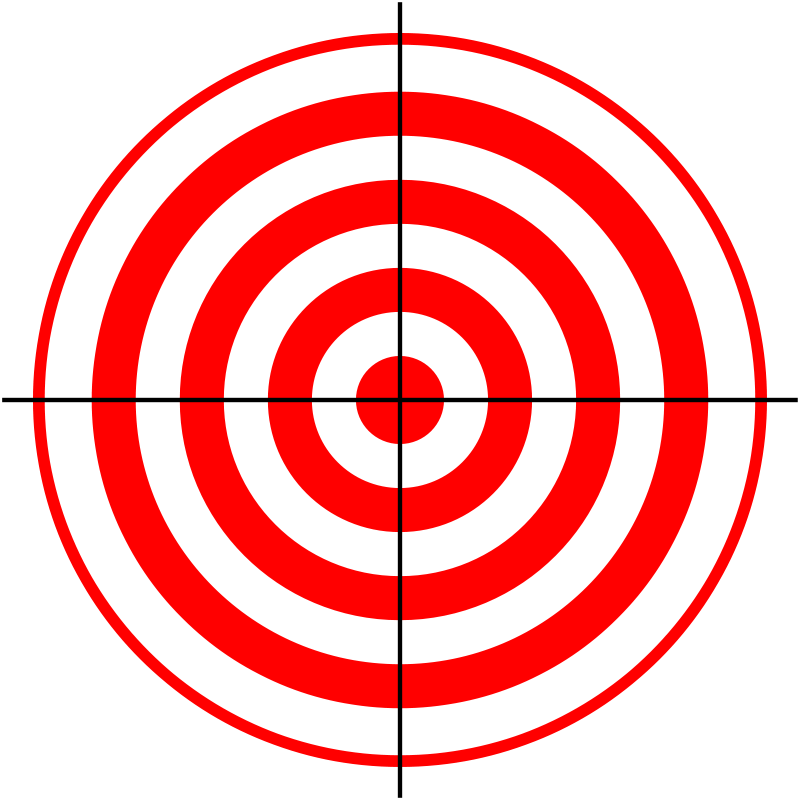 Bullseye cartoon clipart
