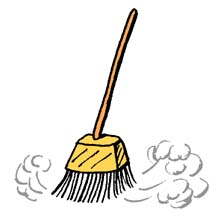 Sweeping Broom Clipart