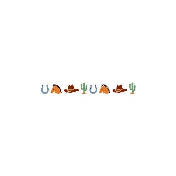A Collection of Western Clipart Borders: Cowboys, Native Americans ...