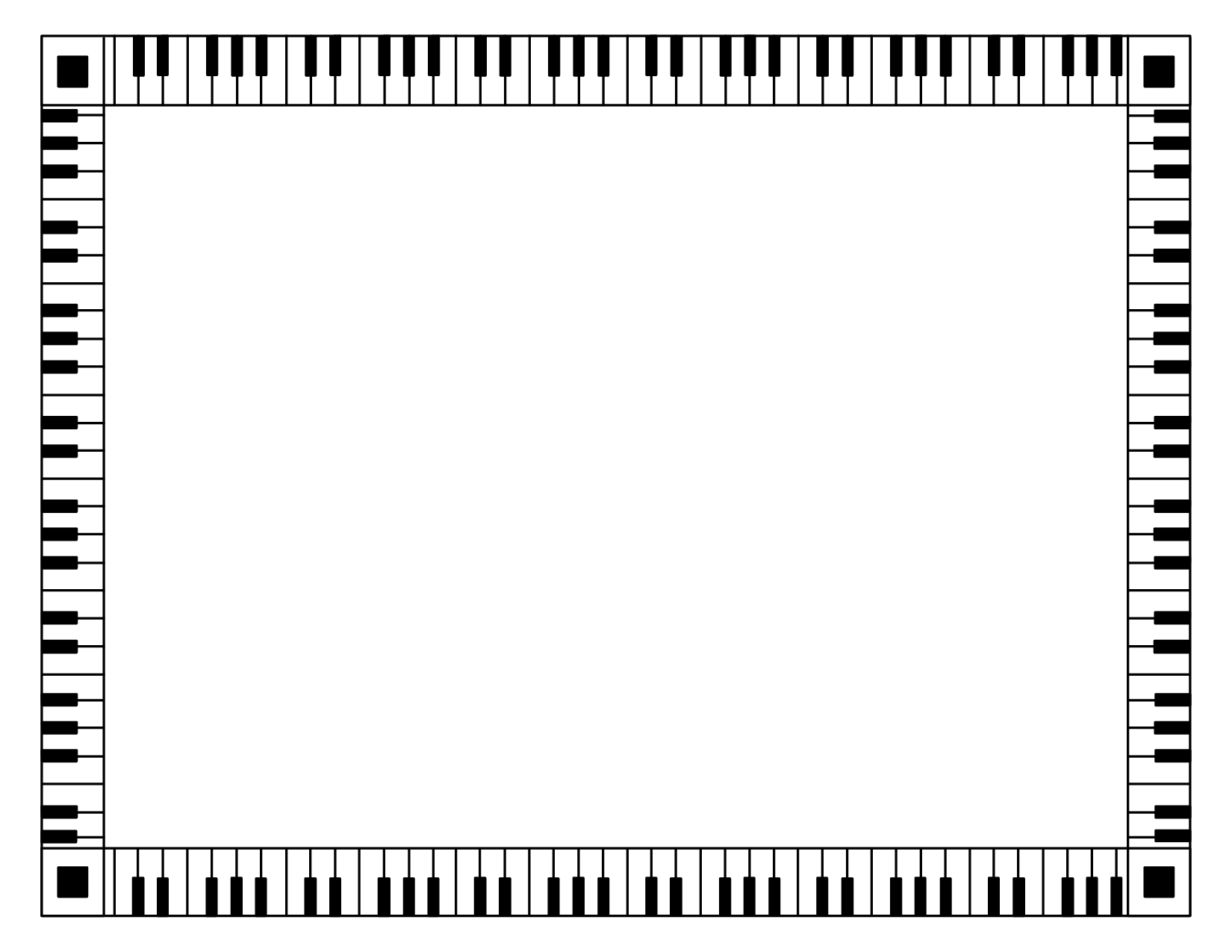 Free Music Clipart Borders And Frames