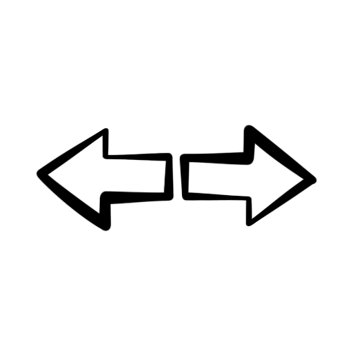 Left and right arrow clipart