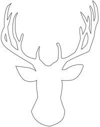 Deer Head Silhouette | Deer Silhouette, Pallet Board Sig…