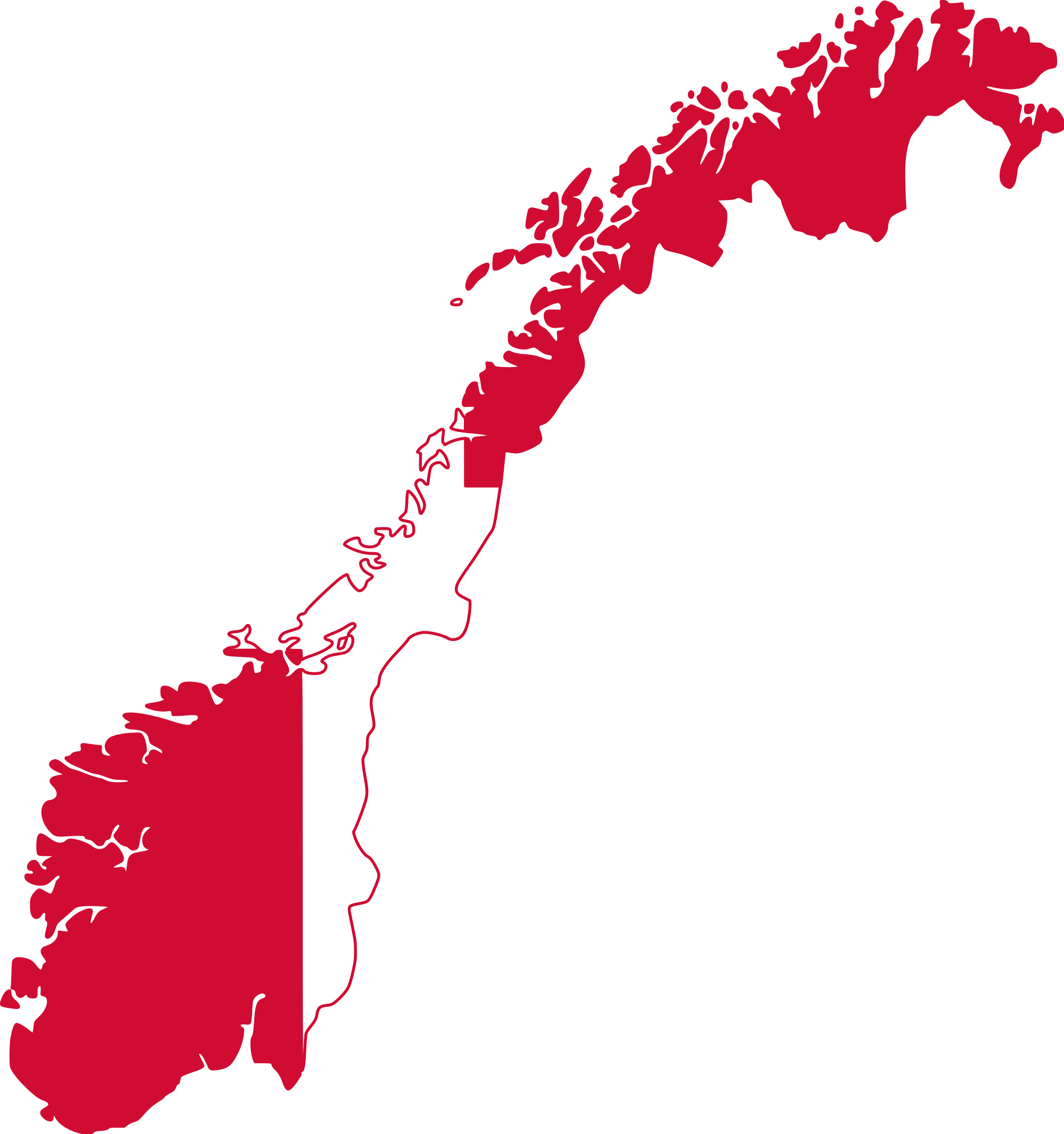 Norway Map Svg